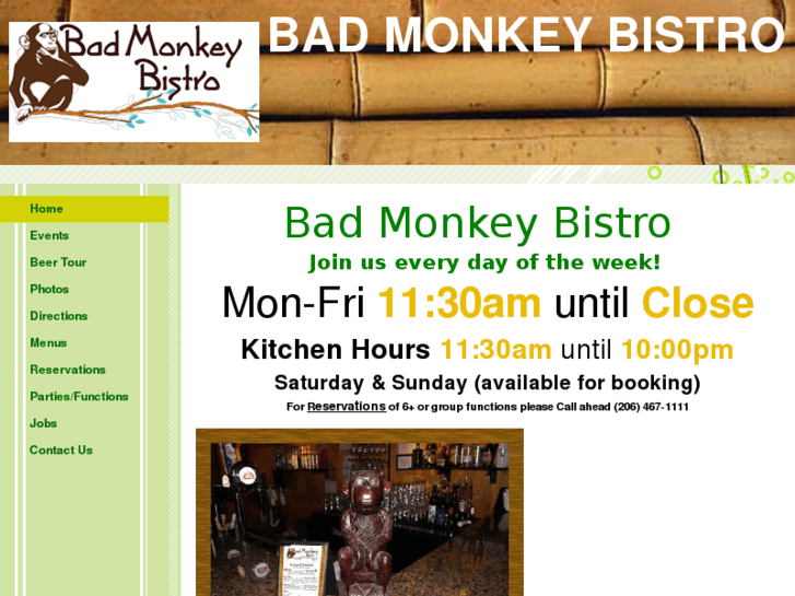 www.badmonkeybistro.com