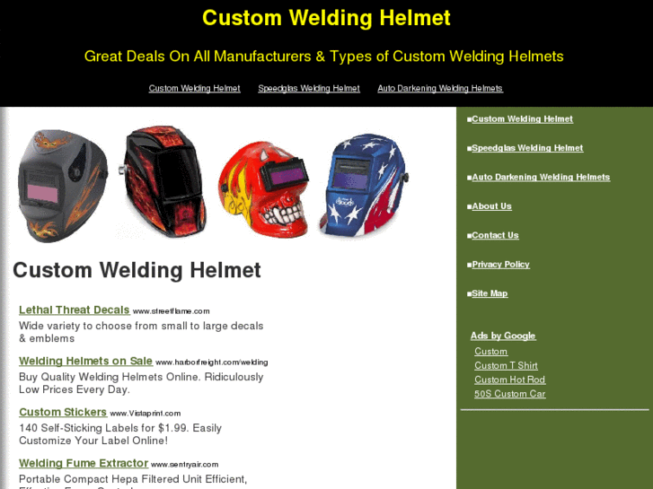 www.customweldinghelmetshop.com