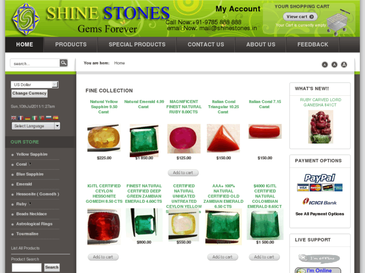 www.shinestones.in