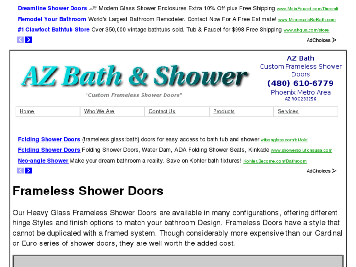 www.arizonaframelessshowerdoors.com