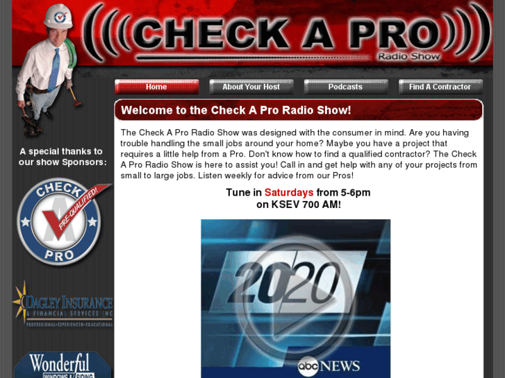 www.checkaproradioshow.com