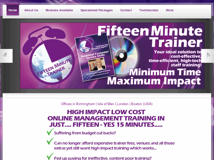 www.fifteenminutetrainer.com