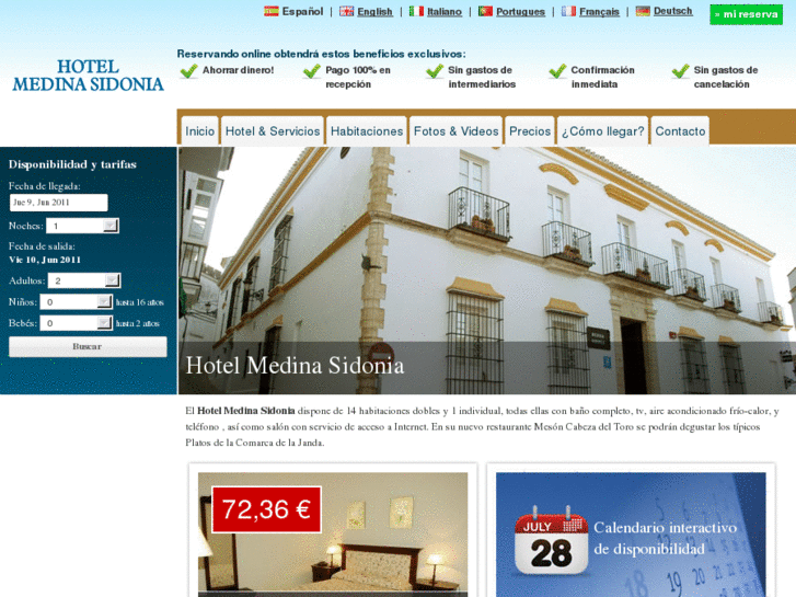 www.hotelmedinasidonia.com