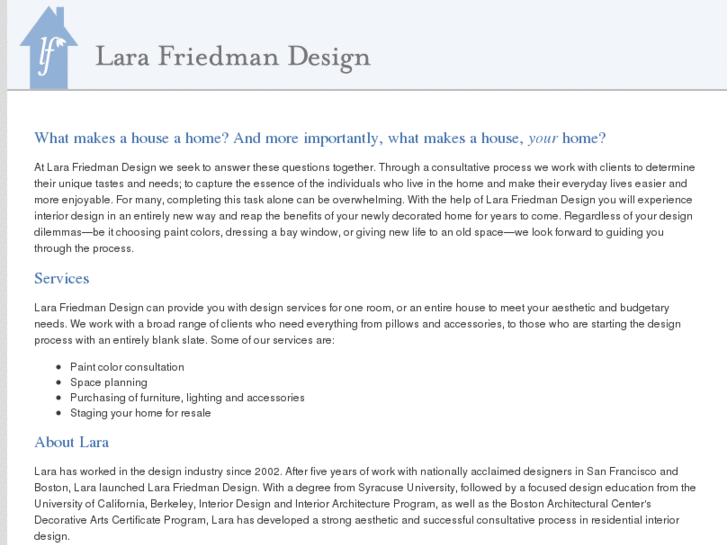 www.larafriedmandesign.com