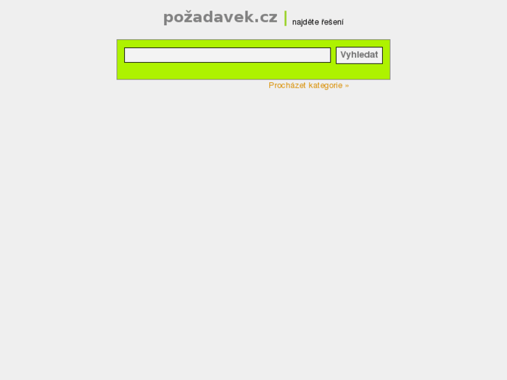 www.pozadavek.cz