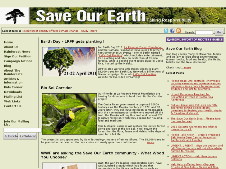 www.saveourearth.co.uk