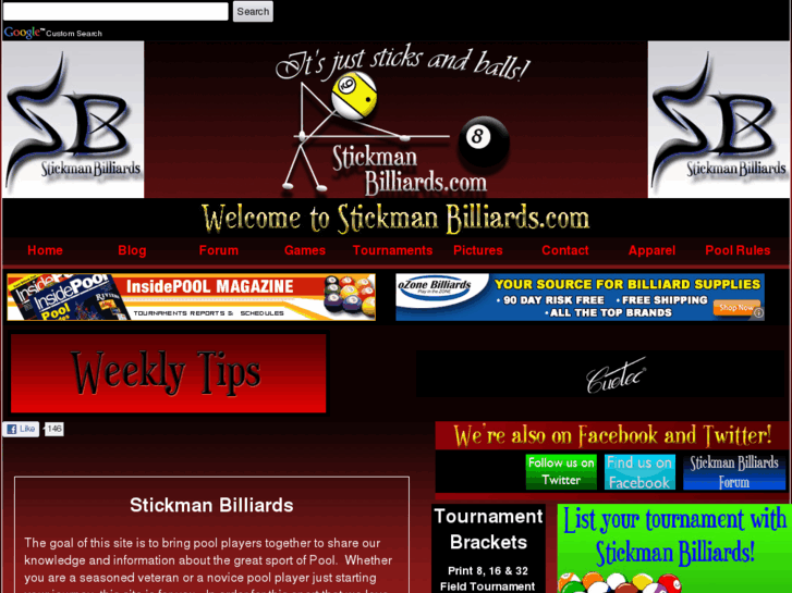 www.stickmanbilliards.com