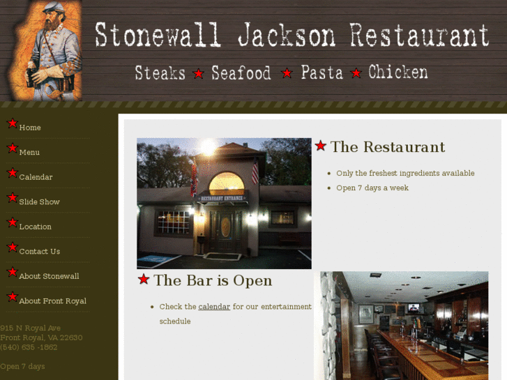 www.stonewalljacksonrestaurant.com