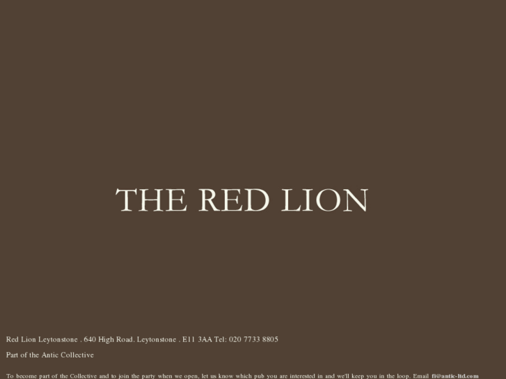 www.theredlionleytonstone.com