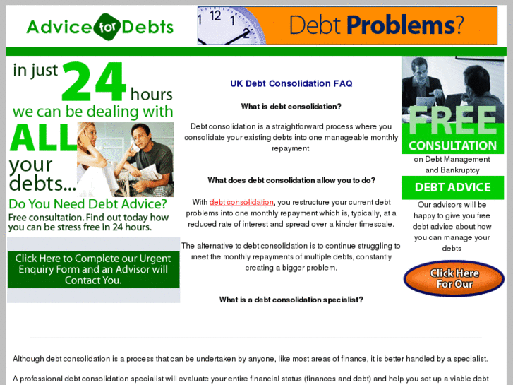 www.advice-for-debts.com