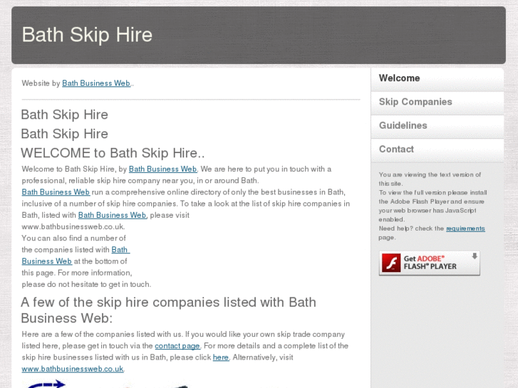 www.bathskiphire.com