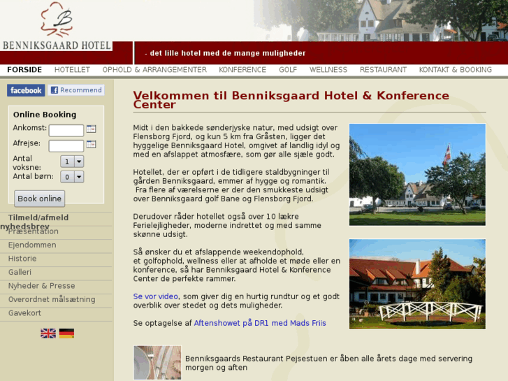 www.benniksgaardhotel.dk