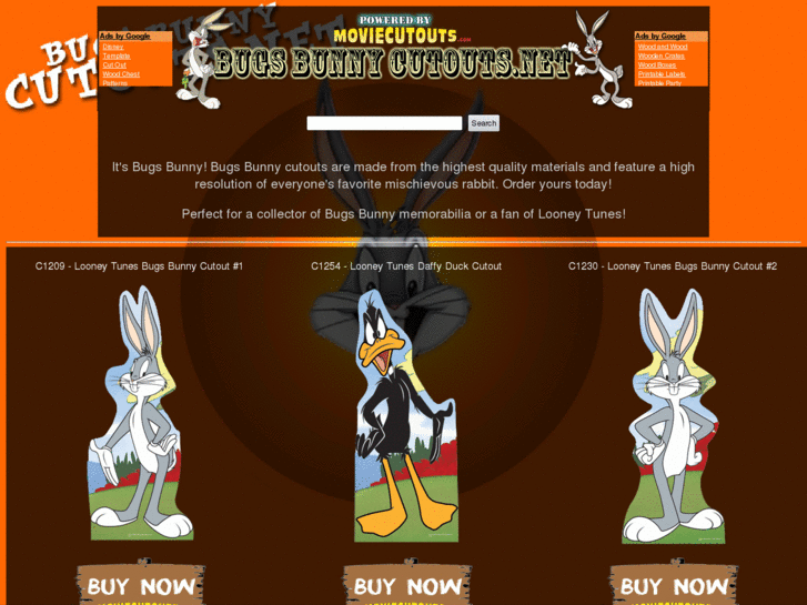 www.bugsbunnycutouts.net