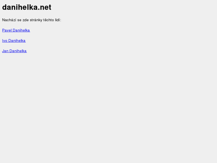 www.danihelka.net
