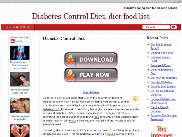 www.diabetescontroldiet.org