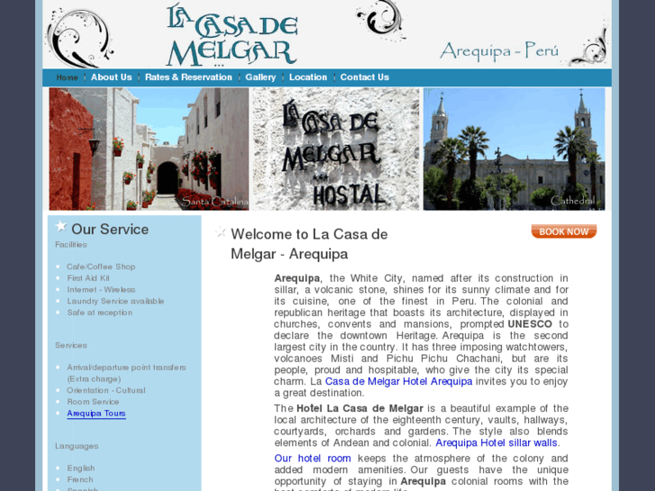 www.hotel-lacasademelgar-arequipa.com