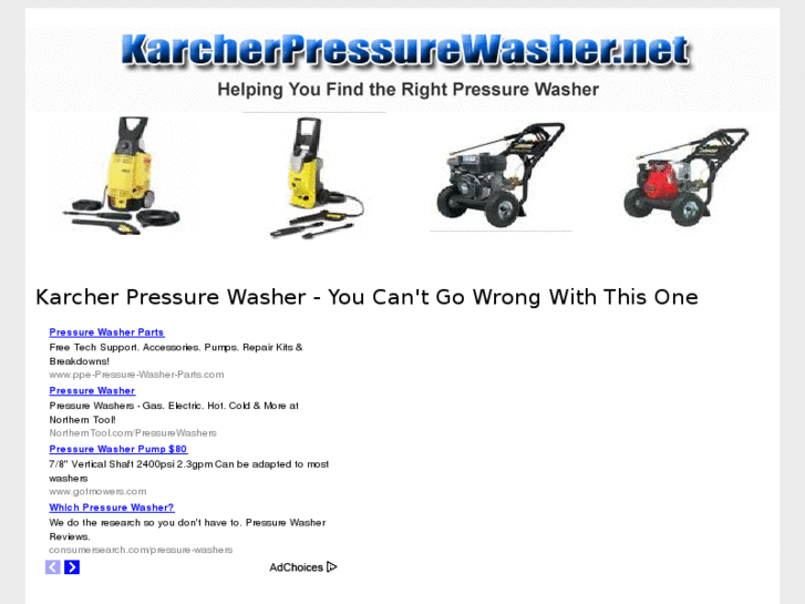 www.karcherpressurewasher.net