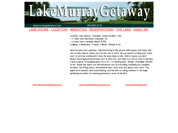 www.lakemurraygetaways.com