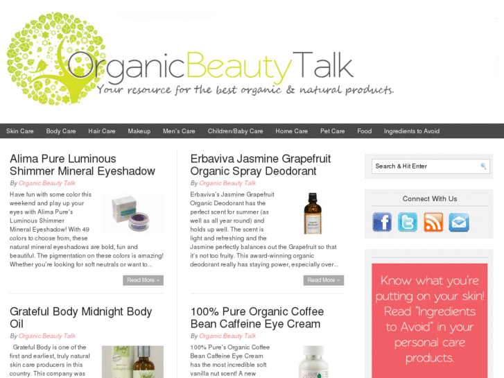 www.organicbeautytalk.com