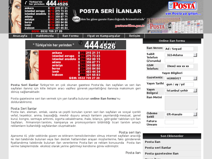 www.postaseriilan.gen.tr