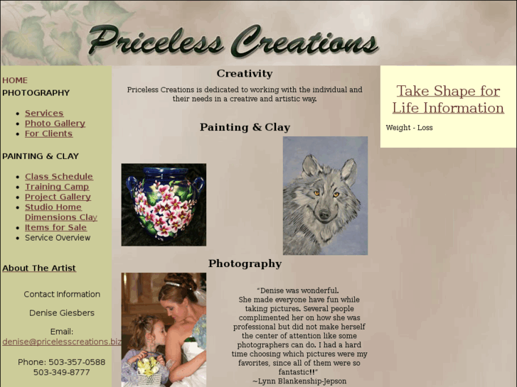 www.pricelesscreations.biz