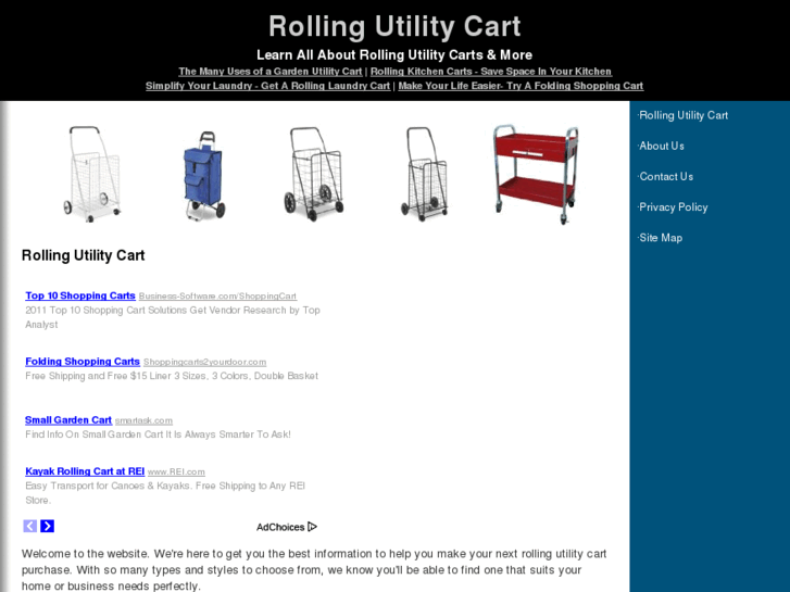 www.rollingutilitycart.com