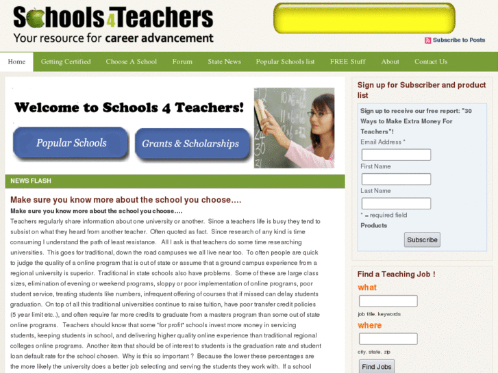 www.schoolsforteachers.com