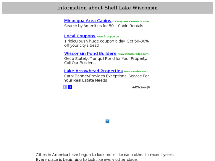 www.shell-lake.com