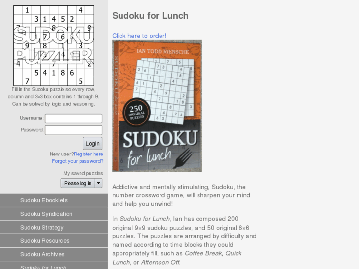 www.sudokuforlunch.com