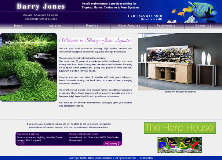 www.barryjonesaquatics.com