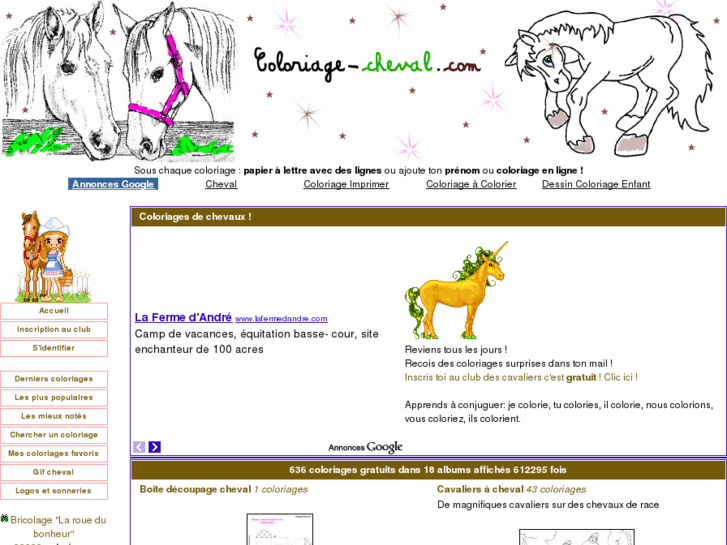 www.coloriage-cheval.com