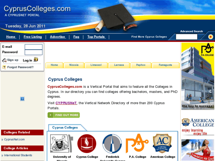 www.cypruscolleges.com