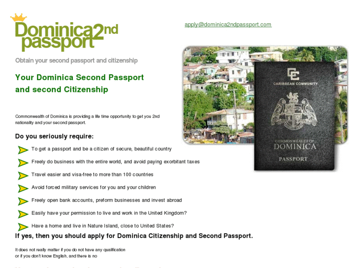 www.dominica2ndpassport.com