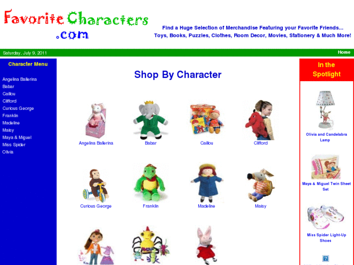 www.favoritecharacters.com