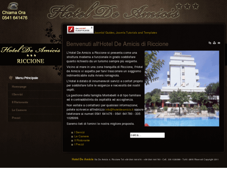 www.hoteldeamicis.it