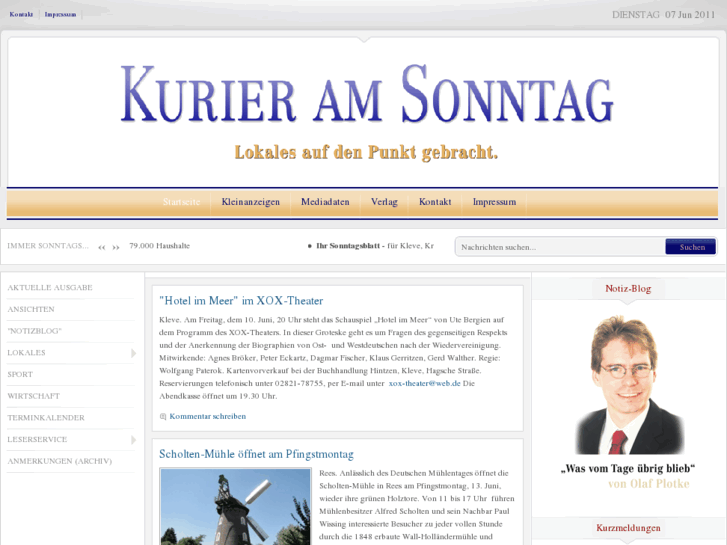 www.kurier-am-sonntag.de