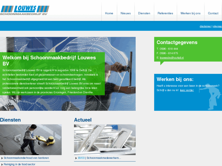 www.louwesschoonmaakbedrijf.com