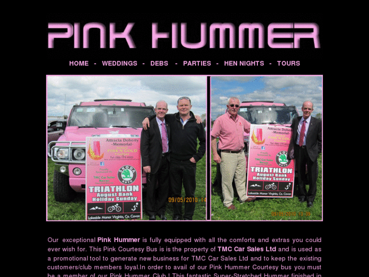 www.pinkhummer.ie