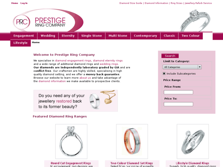 www.prestigeringcompany.com