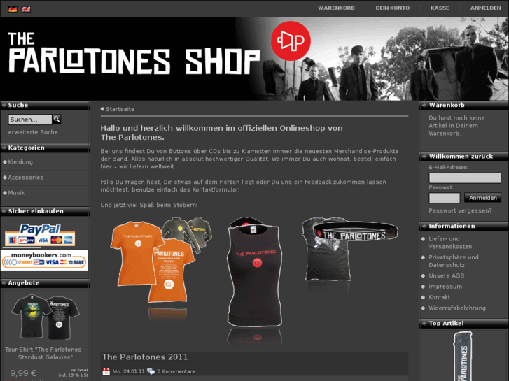 www.theparlotones-shop.de