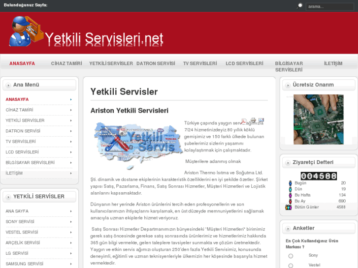 www.yetkiliservisleri.net