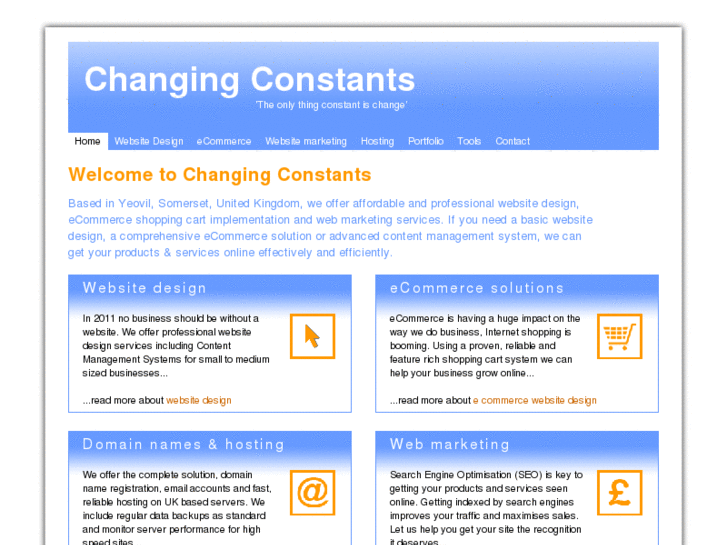 www.changingconstants.co.uk