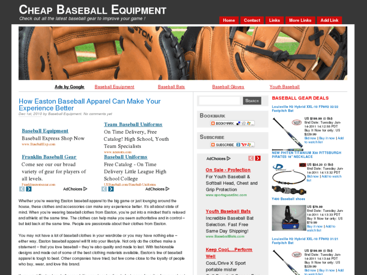 www.cheapbaseballequipment.net