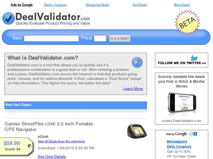 www.dealvalidator.com