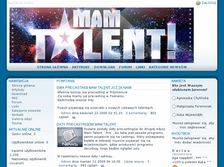 www.mamtalent.tv