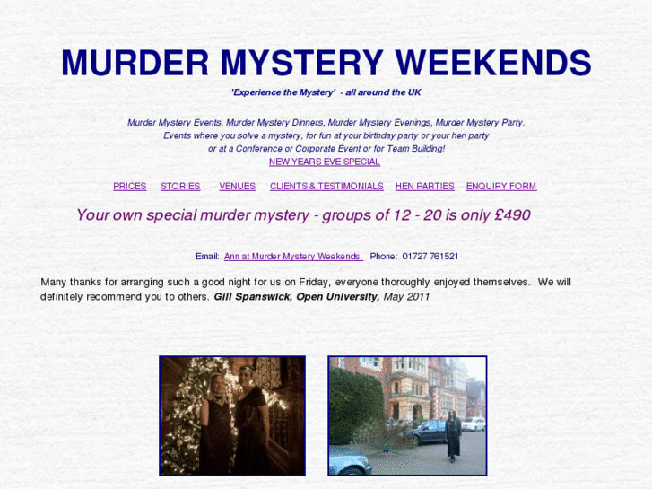 www.murdermysteryweekends.com