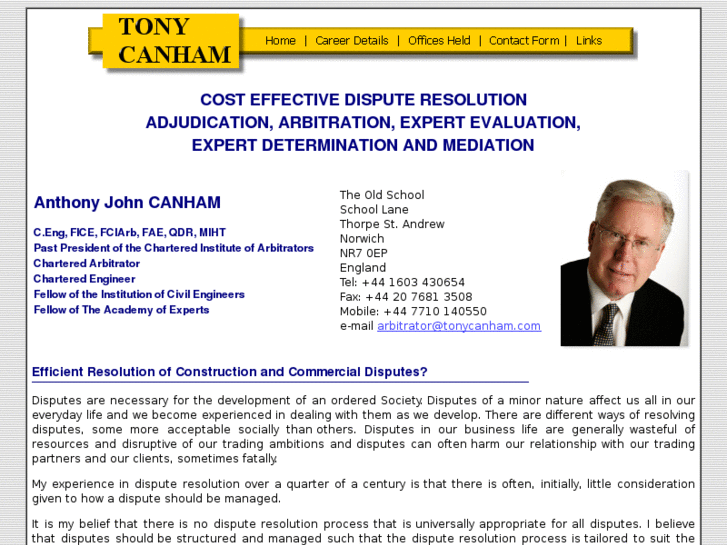 www.tonycanham.com