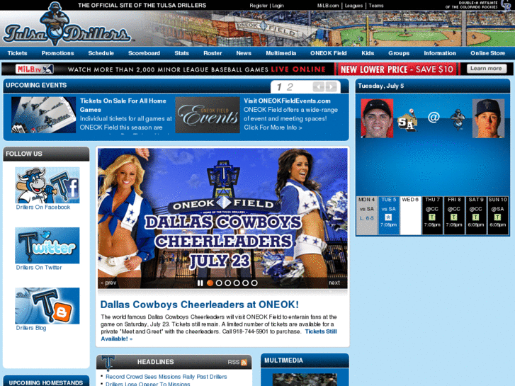 www.tulsadrillers.com