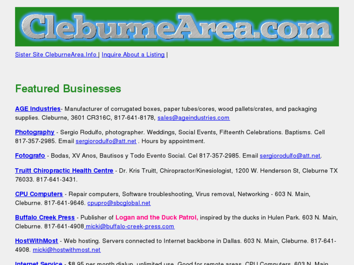 www.cleburnearea.com