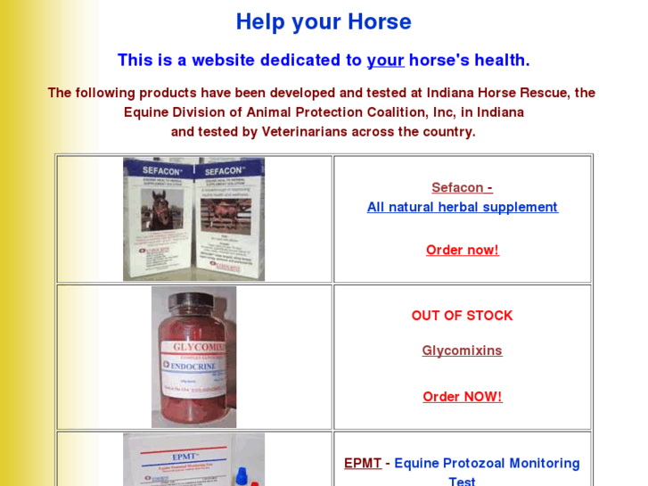 www.helpyourhorse.com